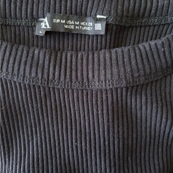 Zara Black Cream Maxi Dress Combination Medium - Picture 6 of 8